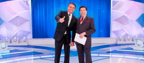 Silvio Santos e Bolsonaro (Foto/BlastingNews)