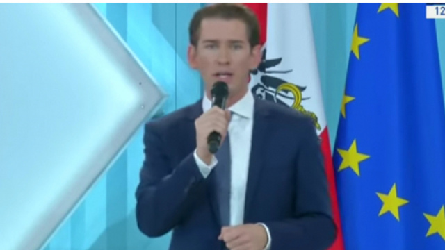 Il cancelliere Kurz: 'diminuiti del 95% gli sbarchi dei migranti in Europa dal 2015'