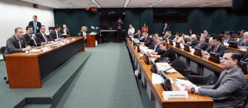 Parlamentares se desentendem em audi&ecirc;ncia com Sergio Moro. (Pablo Valadares/C&acirc;mara dos Deputados)