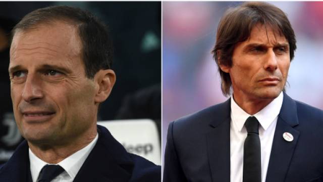 Massimiliano Allegri e Antonio Conte (Foto: Stadium Astro; Esquire)