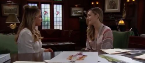 Flo May tell Hope about the baby switch. [Image Source: CBS-YouTube]