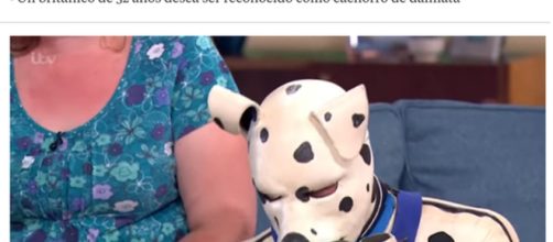 Antes era un hombre, ahora es un cachorro de d&aacute;lmata