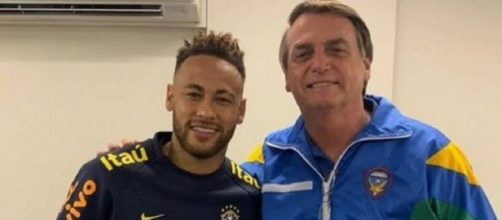 Jair Bolsonaro deu apoio moral ao jogador Neymar (Foto: Reprodu&ccedil;&atilde;o/Instagram @jairmessiasbolsonaro)