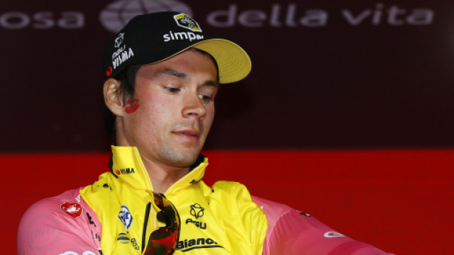 Primoz Roglic &egrave; arrivato terzo al Giro d'Italia