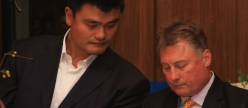 Yao Ming was selected first overall by the Rockets in 2002. [Image Source: Flickr | Bund Roosevelt]