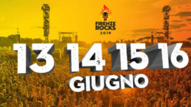 Il Firenze Rocks 2019 si terr&agrave; dal 13 al 16 giugno