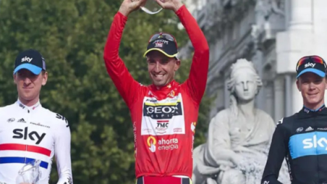 Il podio finale della Vuelta Espana 2011