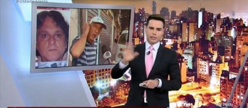 Bacci &eacute; xingado por Joel Cupertino ao vivo. (Reprodu&ccedil;&atilde;o/ Record TV)