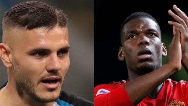 Icardi e Pogba (Foto: sport.virgilio.it e thetimes.co.uk)