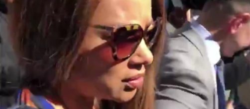 Flordelis vai &agrave; delegacia visitar filho (Reprodu&ccedil;&atilde;o/ G1)