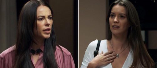 Irm&atilde;s ir&atilde;o se enfrentar nos pr&oacute;ximos cap&iacute;tulos da trama. (Reprodu&ccedil;&atilde;o/Rede Globo)