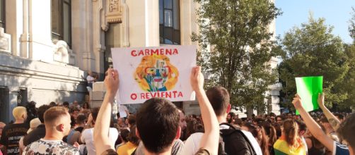 La manifestaci&oacute;n por Carmena se convierte en un rechazo a VOX y PP