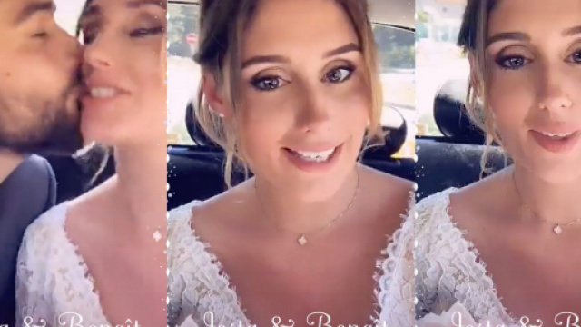 Jesta et Beno&icirc;t de Koh-Lanta le jour de leur mariage le 1er juin 2019