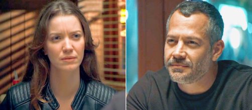 Fabiana fingir&aacute; ajudar Agno. (Reprodu&ccedil;&atilde;o/TV Globo)