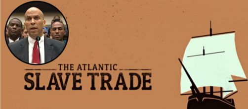 Senator Cory Booker has a reparations plan for descendants of former slaves. - [Image source: CBS News / Ted-Ed / YouTube screencap]