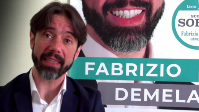 Fabrizio Demelas, sindaco di Sorso - Fonte: YouTube