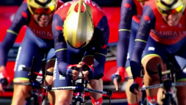 Corridorie del team Bahrain-Merida