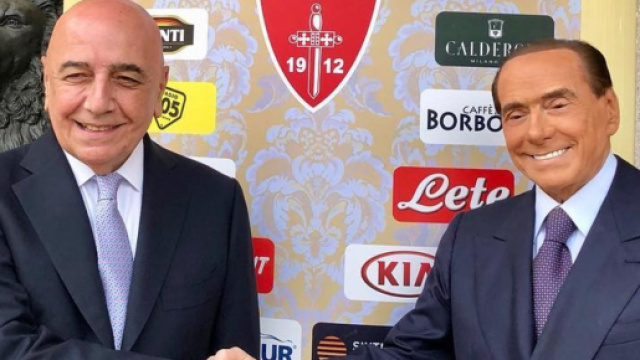 Adriano Galliani e Silvio Berlusconi