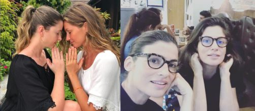 Nem sempre os g&ecirc;meos s&atilde;o id&ecirc;nticos. (Reprodu&ccedil;&atilde;o/ Instagram/ @gisele/ @renatavasconcellosoficial)