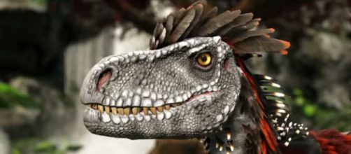 The Deinonychus in ARK's Valguero. [Image source: ThickFreedom/YouTube]