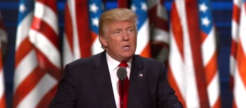 Donald Trump was set to live tweet the first Democrat debate but is instead meeting with troops in Alaska. [Image Credit] NBC/YouTube]