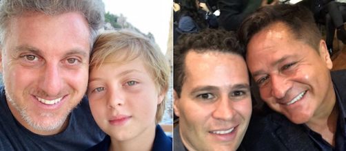 Ben&iacute;cio e Pedro sobreviveram ap&oacute;s acidentes graves. (Reprodu&ccedil;&atilde;o/Instagram/@LucianoHuck/@pedroleonardocosta)