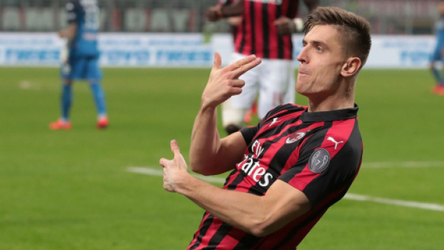 Milan: Piatek con Andr&eacute; Silva in attacco