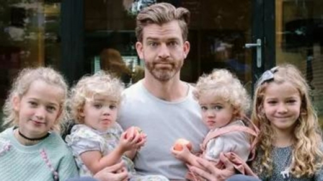 Un p&egrave;re de famille partage le quotidien avec ses filles - photo publi&eacute;e sur Ohmymag et Pinterest