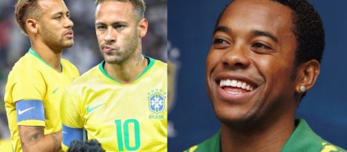 Neymar Jr e Robinho sofreram acusa&ccedil;&otilde;es de viol&ecirc;ncia sexual. (Reprodu&ccedil;&atilde;o/Instagram/ @neymarjr/ @robinho)
