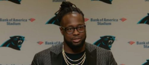 Gerald McCoy signed a one-year deal with the Panthers. [Image Source: Carolina Panthers/YouTube]
