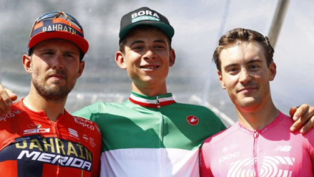 Davide Formolo in maglia tricolore
