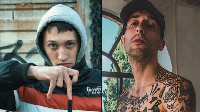 Massimo Pericolo a sinistra, Jamil a destra.