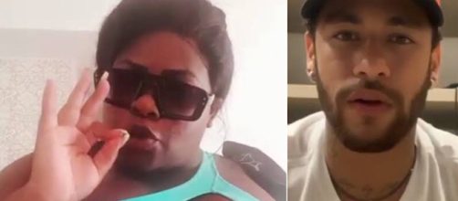 Cantou postou v&iacute;deo em suas redes sociais. (Reprodu&ccedil;&atilde;o/Instagram/@jojotodynho/@neymarjr)