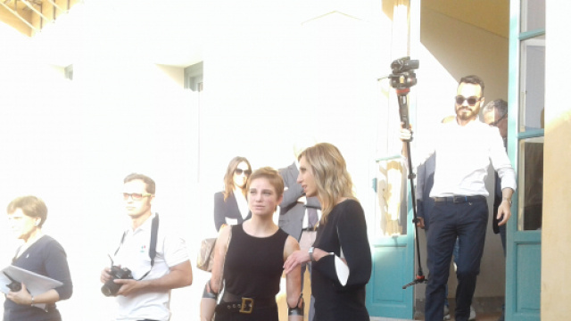 Bebe Vio e Valentina Vezzali a Villa Magnisi, a Palermo (foto di Sabrina Longi)