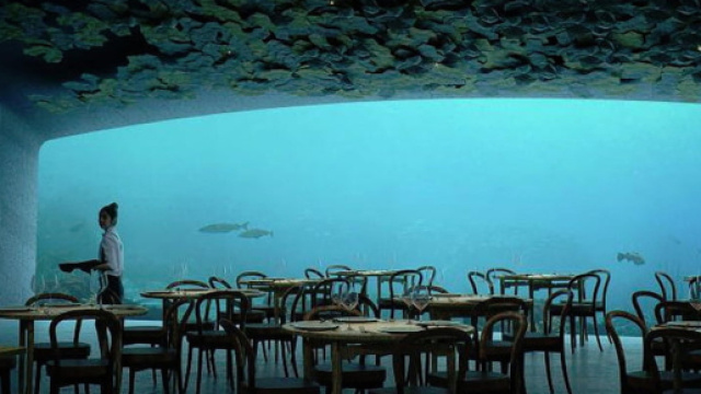 premier restaurant sous l'eau d'Europe