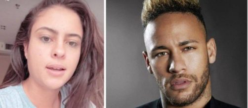Ex-BBB gerou pol&ecirc;mica ao se manifestar sobre a acusa&ccedil;&atilde;o de estupro sofrida pelo atacante. (Reprodu&ccedil;&atilde;o/Instagram/@neymarjr/@hanakhalilal)