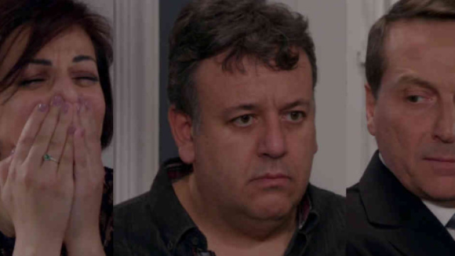 Mariella (Antonella Prisco), Guido (Germano Bellavia), Cerruti (Cosimo Alberti)