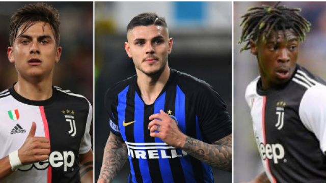 Dybala, Icardi e Kean (Foto: metro.co.uk; mediagol.it; juventus.com)