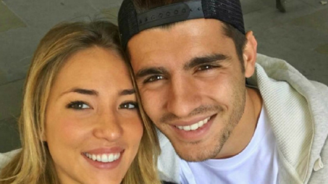 Luis Morata con la moglie, Alice Campello