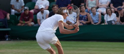 Alexander Zverev, en el torneo de Wimbledon
