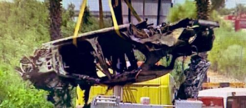 As&iacute; qued&oacute; el coche de Jos&eacute; Antonio Reyes tras el accidente. / Antena 3