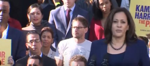 Kamala Harris, rising star of the Democrats. [Image source/The Times and Sunday Times YouTube video]