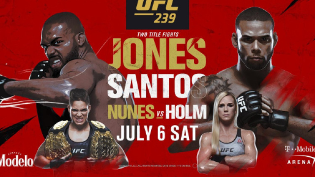 UFC 239: Jones vs. Santos in diretta su DAZN