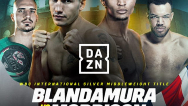 Blandamura vs Morrison, gioved&igrave; 11 luglio in diretta su DAZN