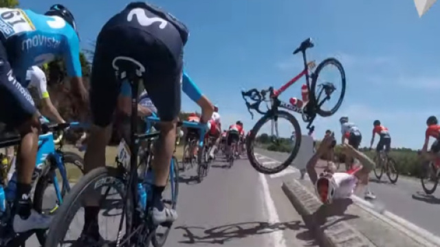 La brutta caduta di Pierre Luc Perichon