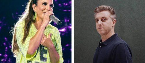 Ivete Sangalo j&aacute; namorou Luciano Huck. (Arquivo Blasting News)
