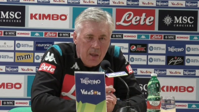 Carlo Ancelotti, allenatore del Napoli