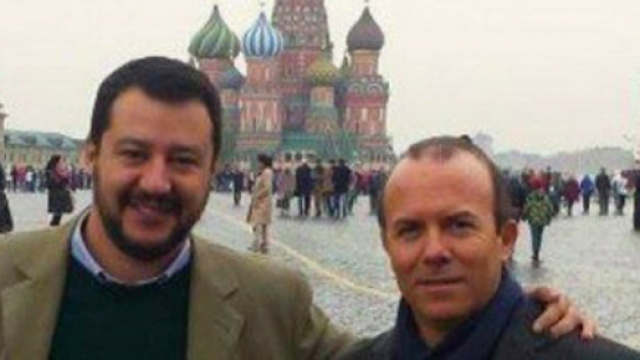 Matteo Salvini e Gianluca Savoini