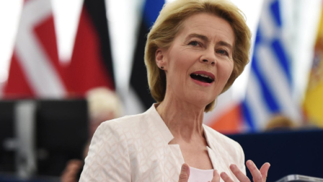 Ursula Von Der Leyen all'Europarlamento