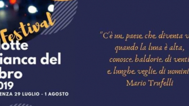 Locandina della "Notte bianca del libro 2019" - V&deg; EDIZIONE